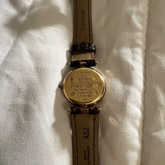 Cartier Paris Womens Watch New Swiss Made Strap Leather Made in France main image 4